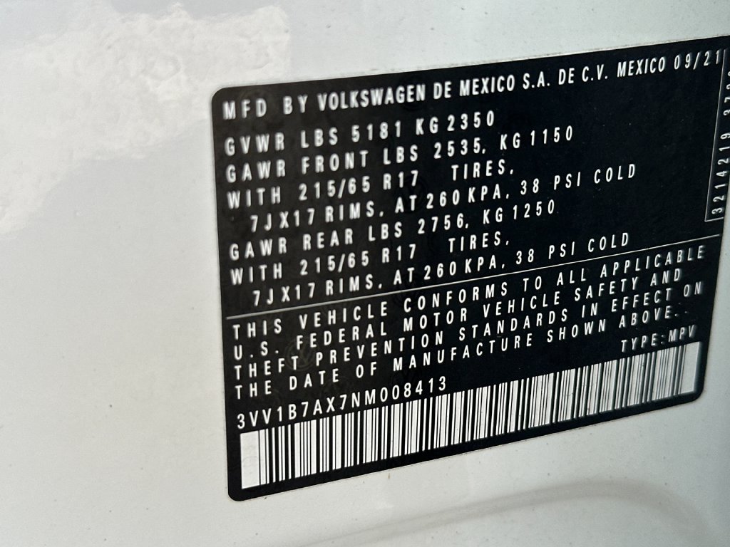 Used 2022 Volkswagen Tiguan S FWD image 30