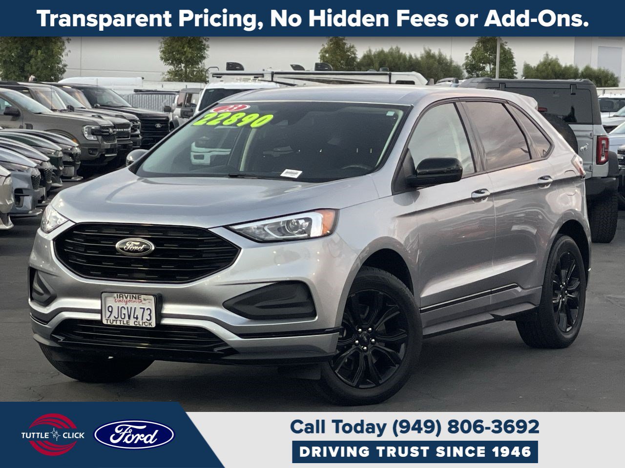 Certified 2023 Ford Edge SE w/ Black Appearance Package