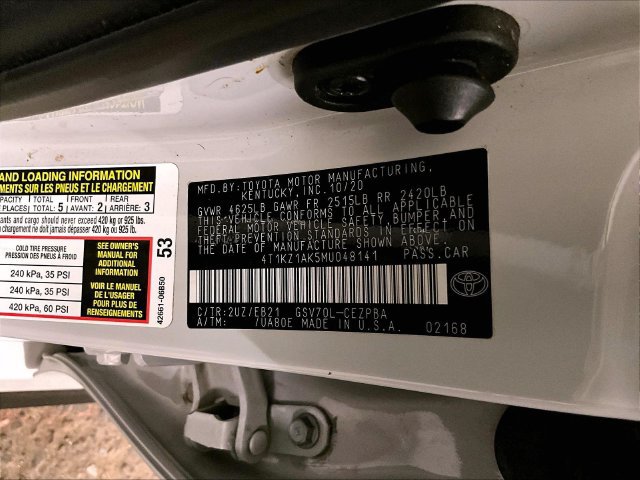 Used 2021 Toyota Camry TRD FWD image 32