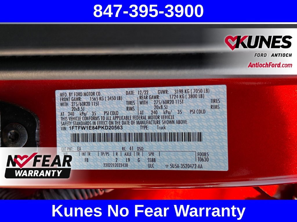 Certified 2023 Ford F150 XLT w/ Equipment Group 302A High AWD/4WD image 44