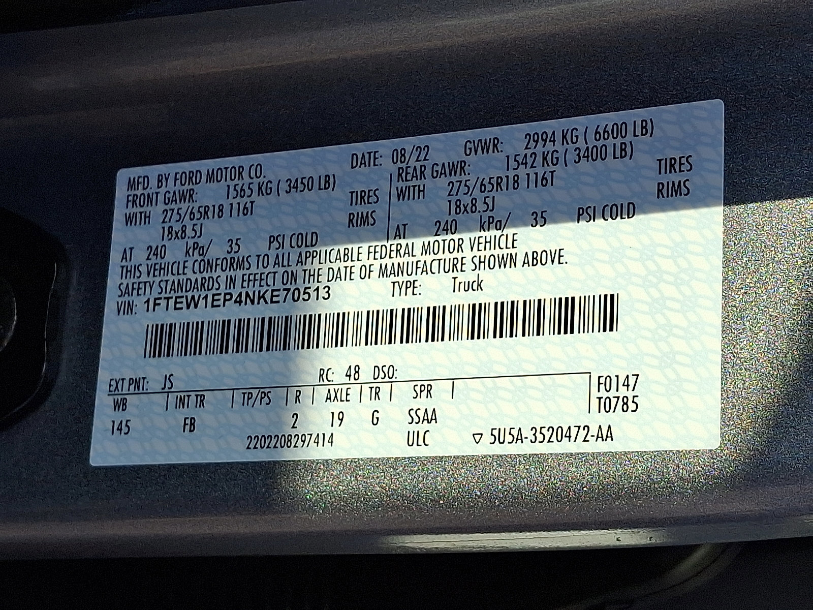 Certified 2022 Ford F150 XLT w/ Equipment Group 302A High image 26