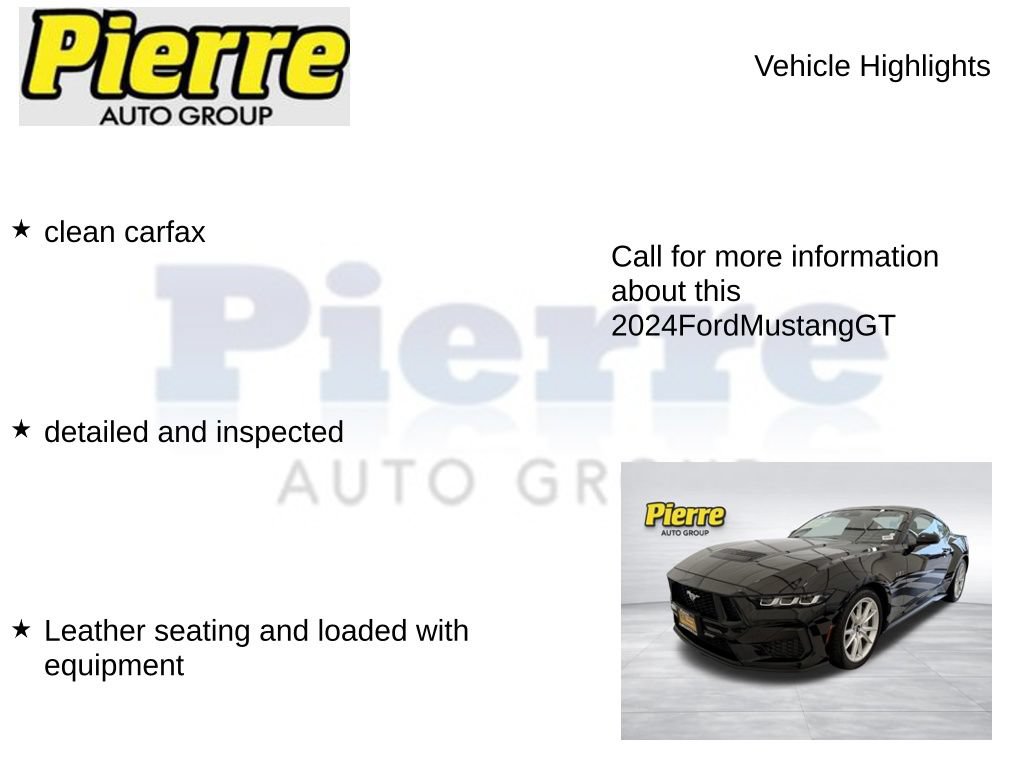 Certified 2024 Ford Mustang GT Premium RWD image 7