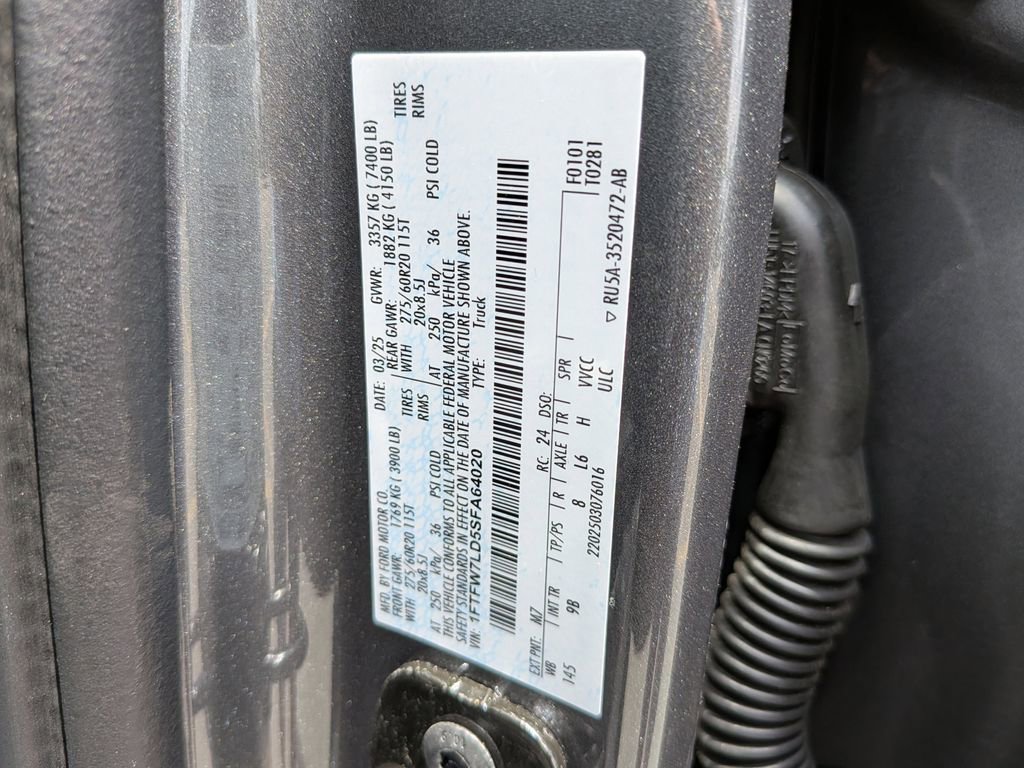 Certified 2025 Ford F150 Platinum w/ Equipment Group 702A High AWD/4WD image 39