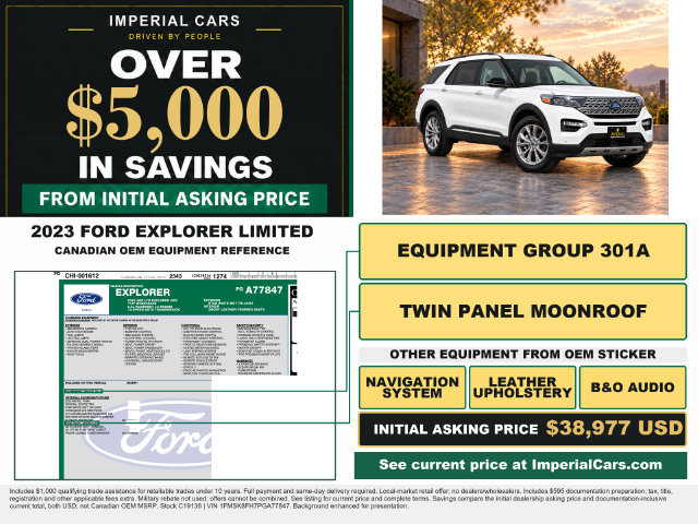 Certified 2023 Ford Explorer Limited AWD/4WD image 3