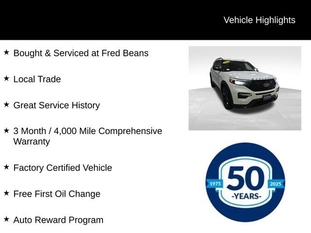 Certified 2022 Ford Explorer ST w/ Equipment Group 401A image 9