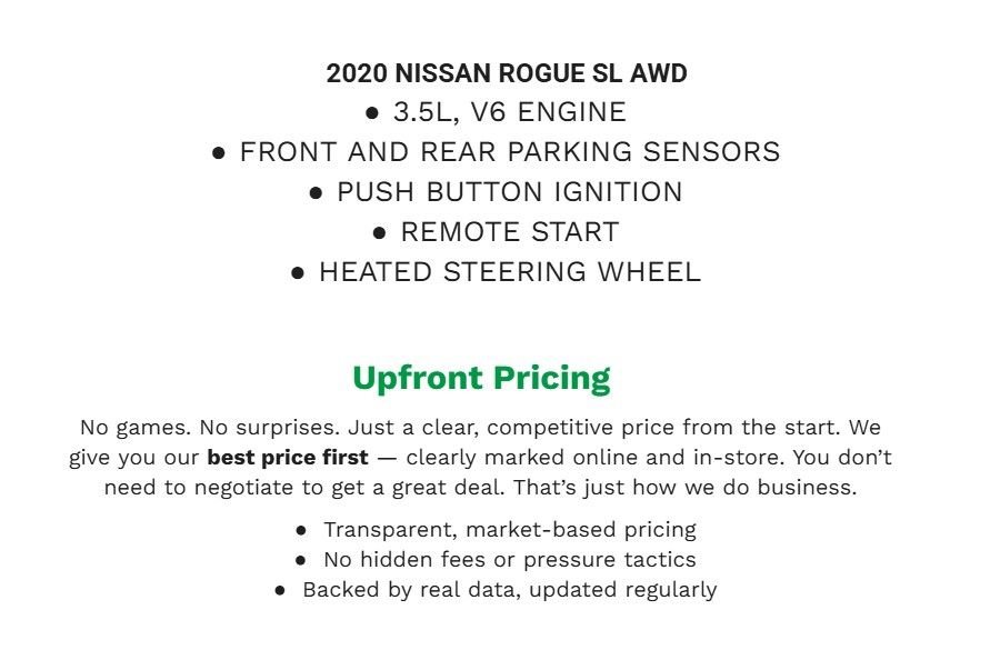 Used 2020 Nissan Murano SL AWD/4WD image 2