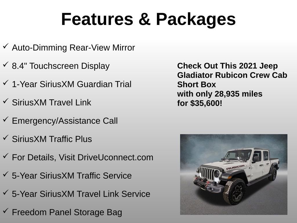 Used 2021 Jeep Gladiator Rubicon image 14