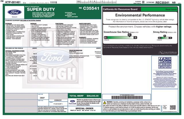 Certified 2024 Ford F250 King Ranch w/ Chrome Package image 38