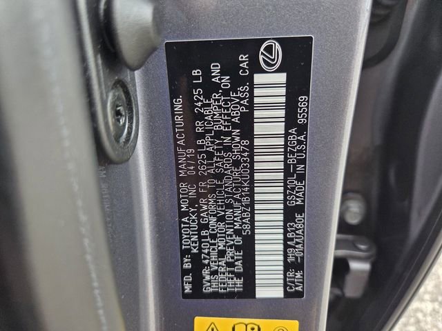 Used 2019 Lexus ES 350 w/ Accessory Package 2 FWD image 21