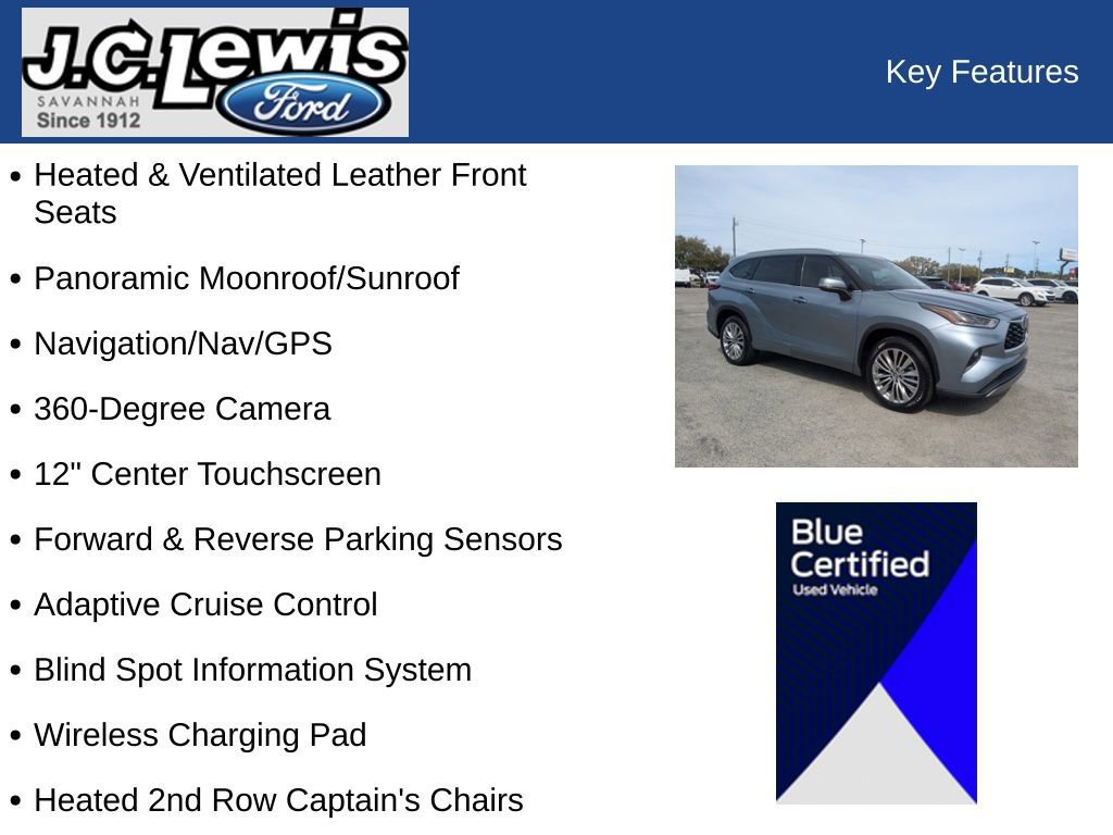 Used 2023 Toyota Highlander Platinum FWD image 30