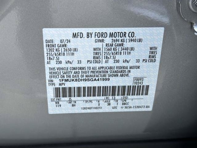 Certified 2025 Ford Explorer Active AWD/4WD image 34