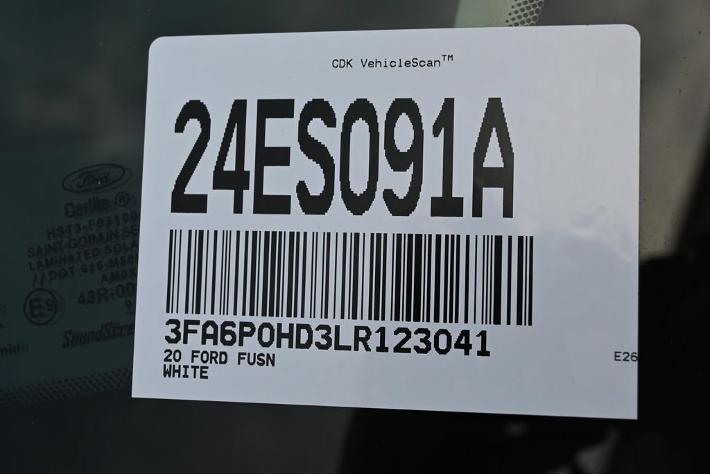 Certified 2020 Ford Fusion SE FWD image 38