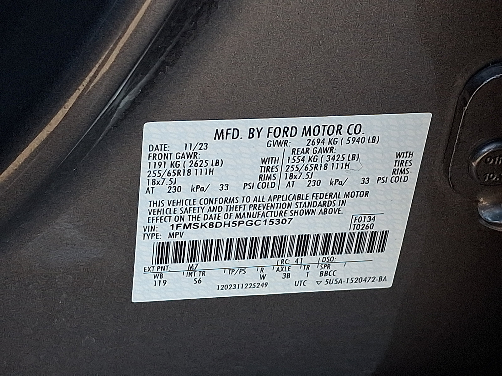 Certified 2023 Ford Explorer XLT w/ Equipment Group 202A AWD/4WD image 28