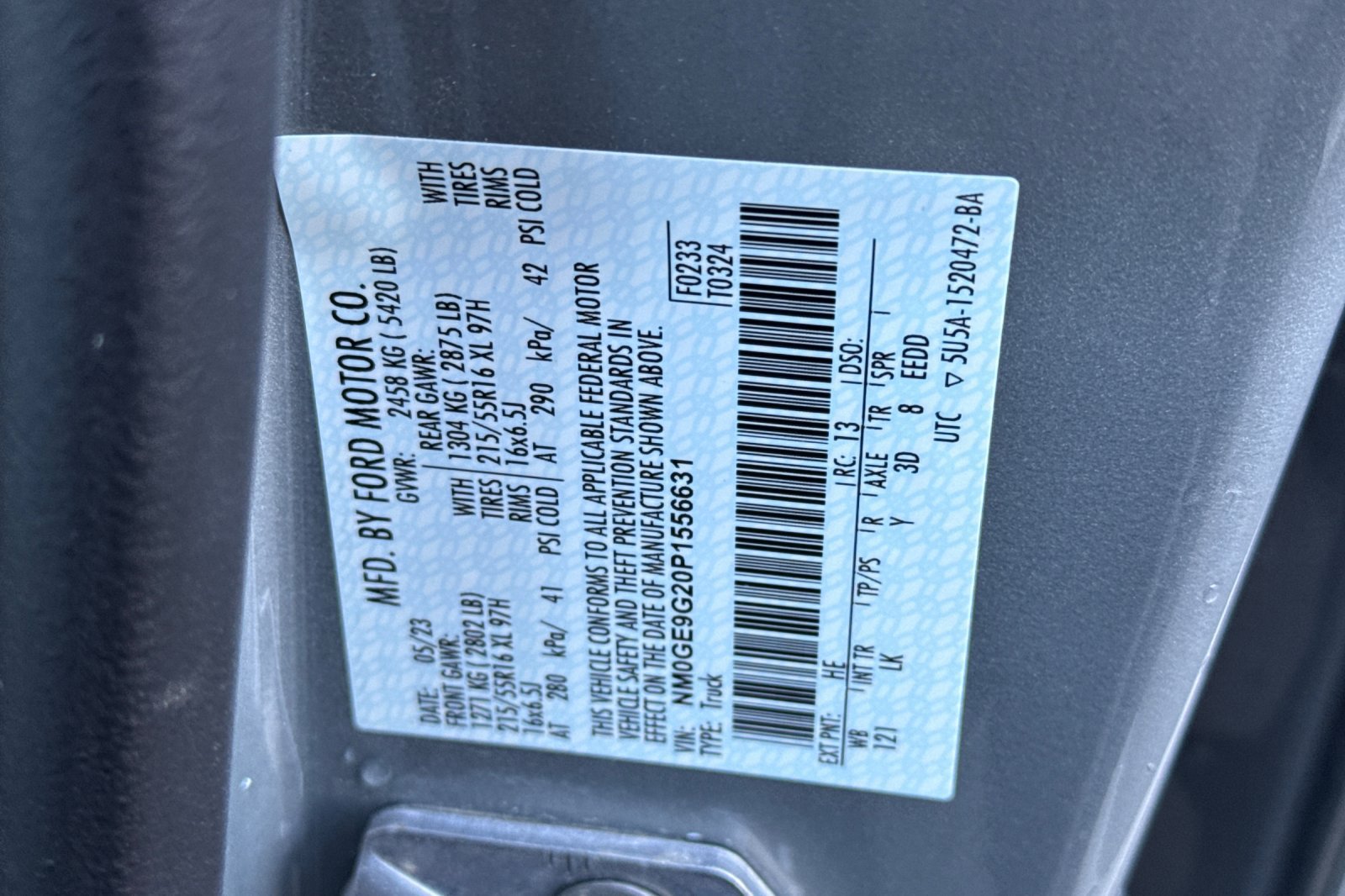 Certified 2023 Ford Transit Connect Titanium FWD image 32