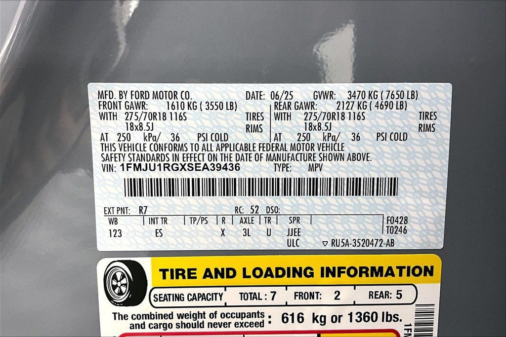 Certified 2025 Ford Expedition Tremor AWD/4WD image 36