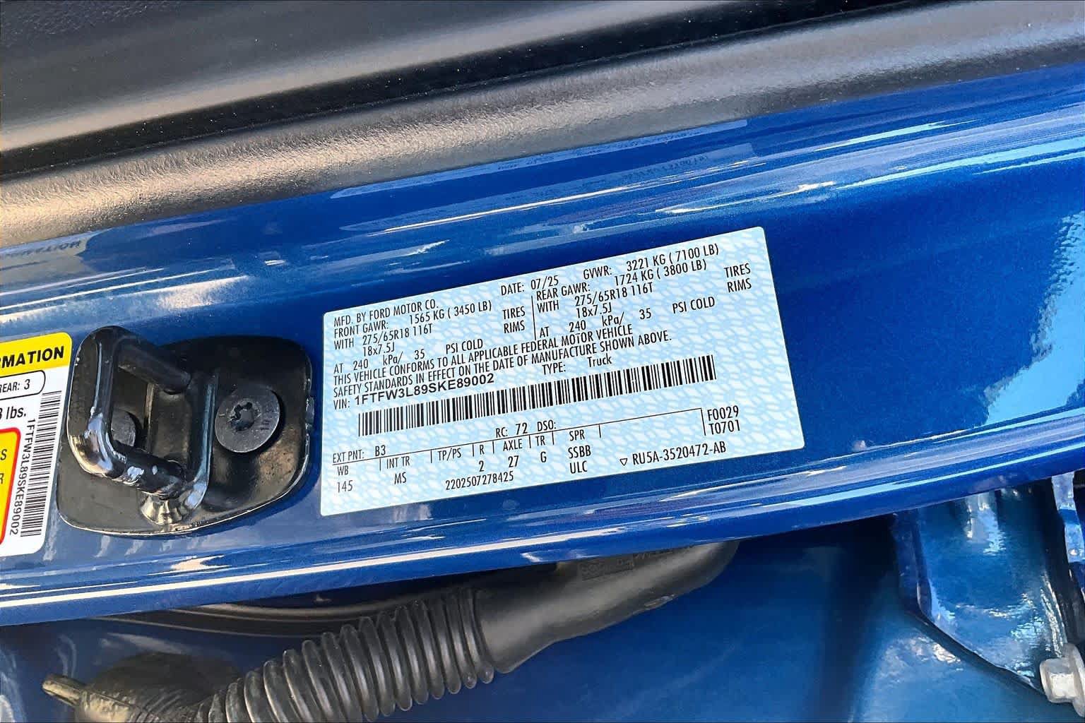 Certified 2025 Ford F150 XLT w/ Equipment Group 301A Standard AWD/4WD image 36