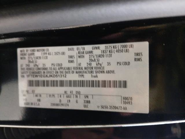 Certified 2018 Ford F150 Lariat w/ Equipment Group 502A Luxury image 21