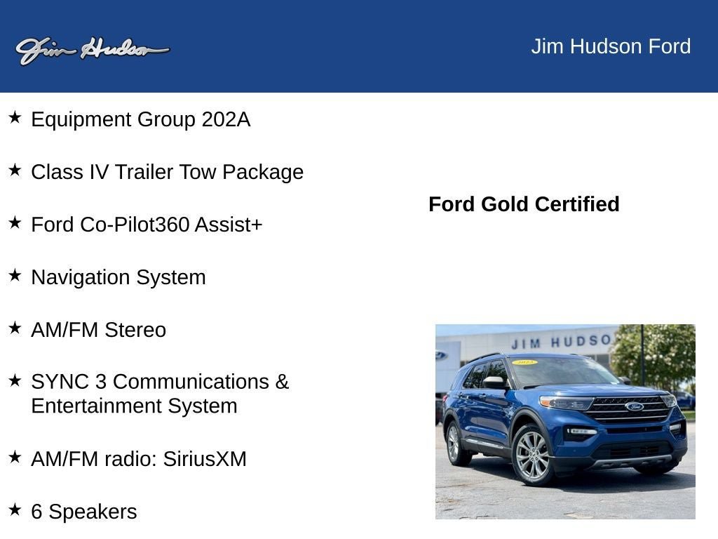 Certified 2023 Ford Explorer XLT w/ Equipment Group 202A RWD image 12
