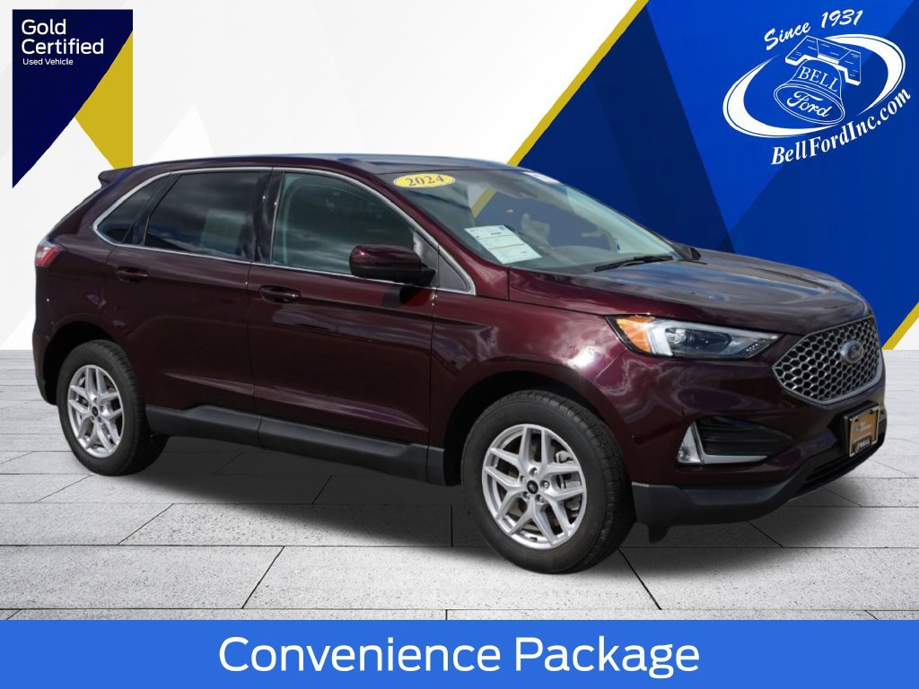 Certified 2024 Ford Edge SEL w/ Convenience Package AWD/4WD 360° Tour