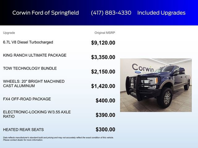 Certified 2019 Ford F350 King Ranch w/ King Ranch Ultimate Package AWD/4WD image 5