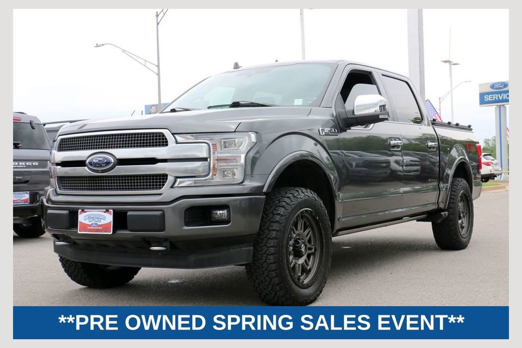 Certified 2018 Ford F150 Platinum w/ Equipment Group 701A Luxury