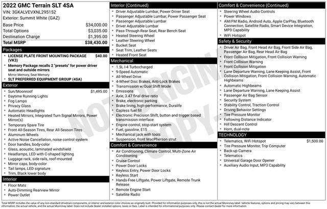 Used 2022 GMC Terrain SLT image 4