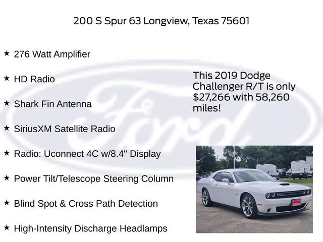 Used 2019 Dodge Challenger R/T w/ Plus Package RWD image 24