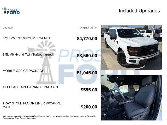 Certified 2024 Ford F150 XLT w/ Equipment Group 302A MID AWD/4WD image 3