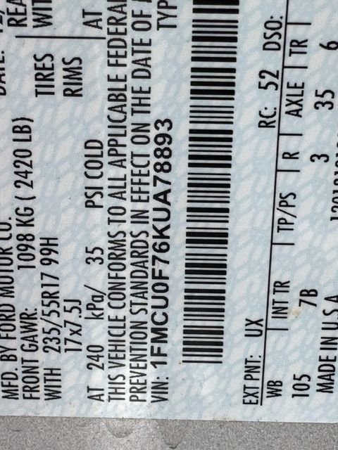 Certified 2019 Ford Escape S image 31