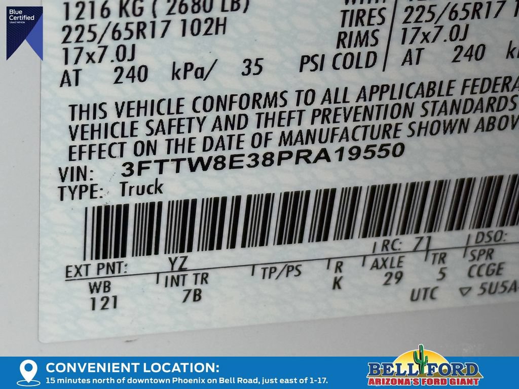 Certified 2023 Ford Maverick XLT w/ XLT Luxury Package FWD image 35
