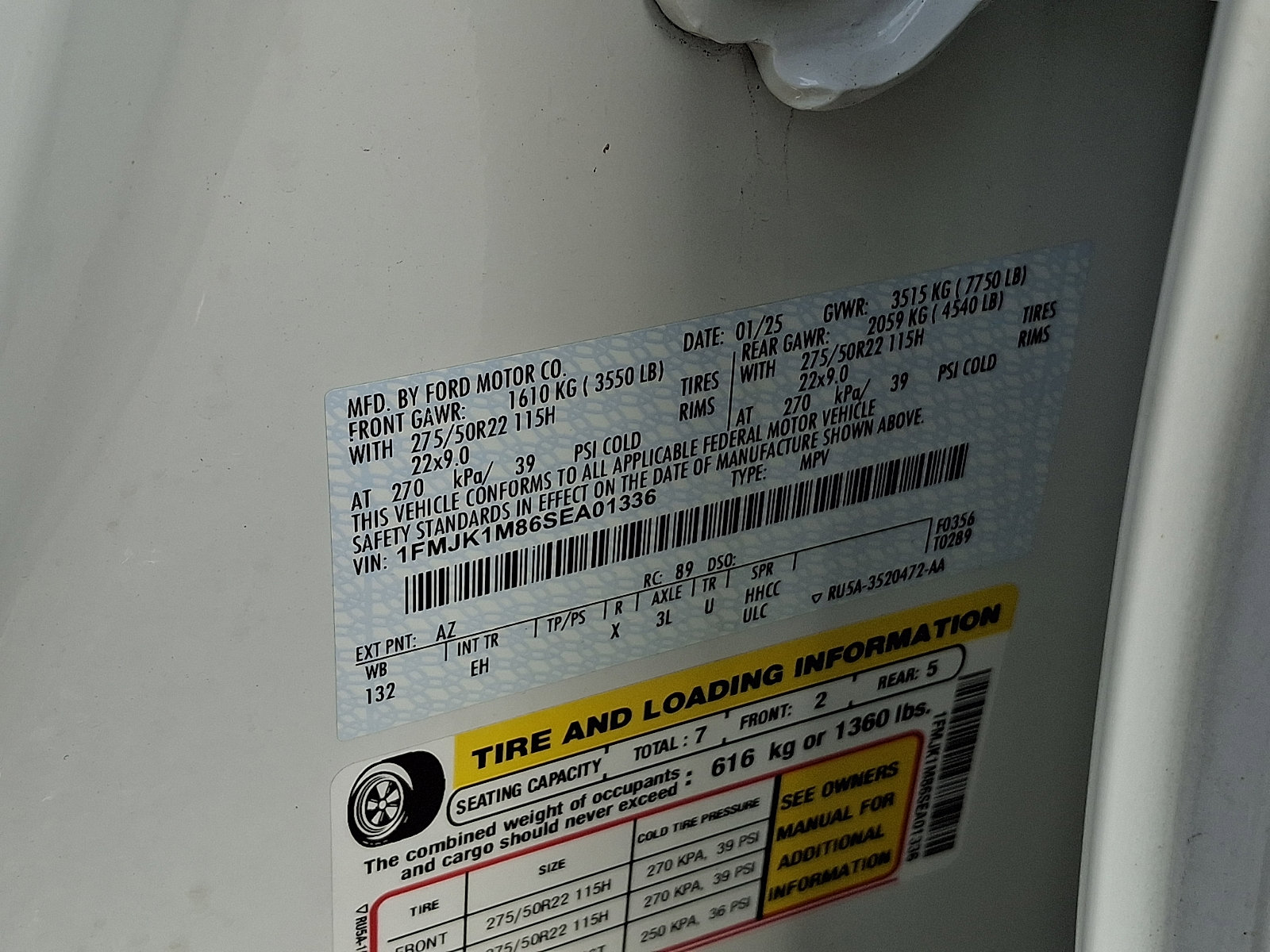 Certified 2025 Ford Expedition Max Platinum w/ Stealth Appearance Package image 30