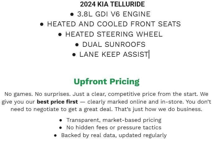 Used 2024 Kia Telluride SX X-Line AWD/4WD image 2