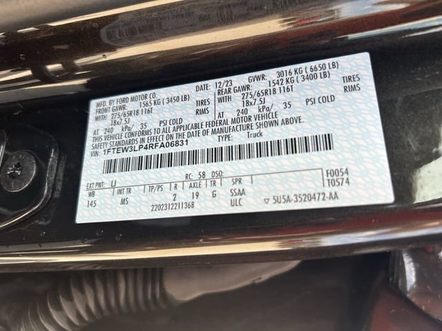 Certified 2024 Ford F150 XLT AWD/4WD image 23