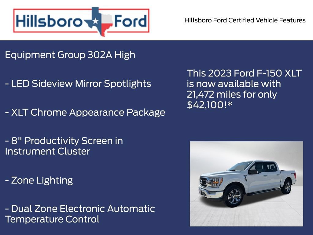 Certified 2023 Ford F150 XLT w/ Equipment Group 302A High AWD/4WD image 9