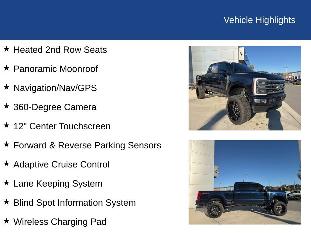 Certified 2024 Ford F250 Platinum w/ FX4 Off-Road Package image 30