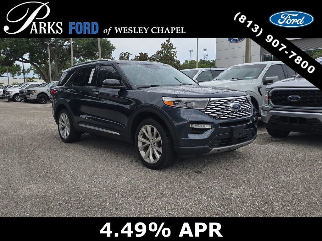 Certified 2024 Ford Explorer Platinum w/ Technology Package AWD/4WD image 1