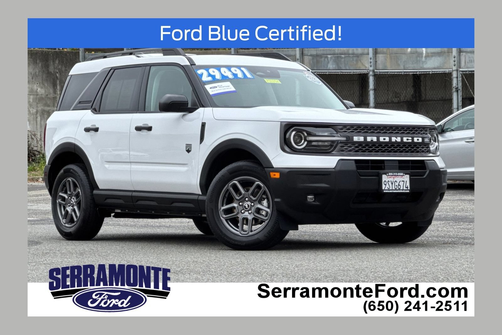 Certified 2025 Ford Bronco Sport Big Bend w/ Convenience Package