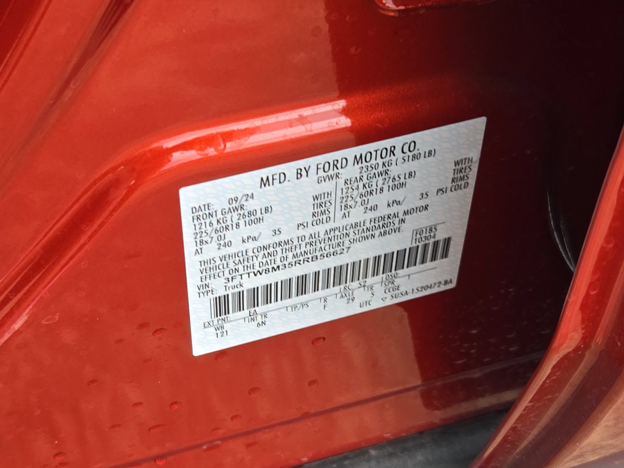 Certified 2024 Ford Maverick Lariat FWD image 62