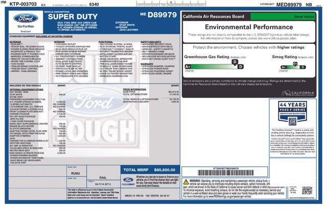 Certified 2021 Ford F350 King Ranch w/ King Ranch Ultimate Package image 6