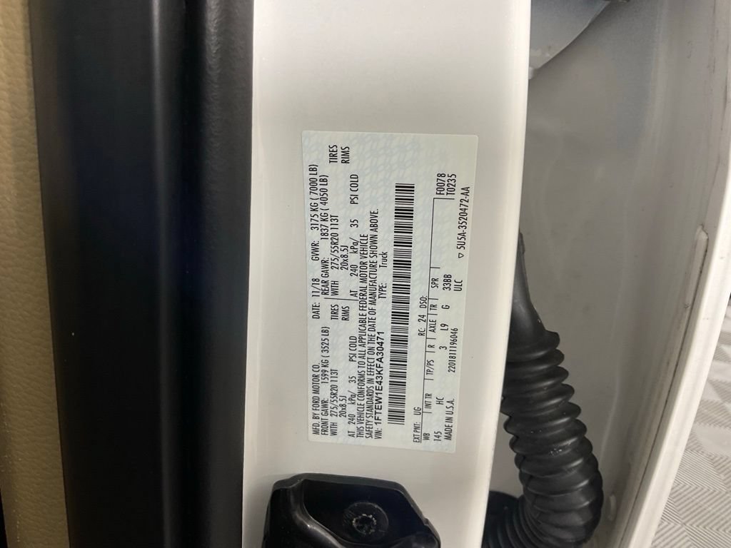 Certified 2019 Ford F150 Lariat w/ Equipment Group 502A Luxury AWD/4WD image 28