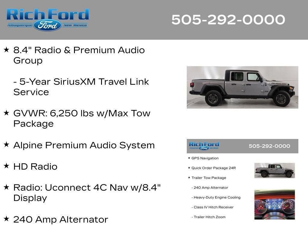Used 2021 Jeep Gladiator Rubicon AWD/4WD image 64