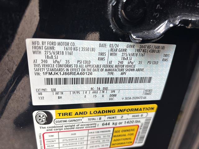 Certified 2024 Ford Expedition Max XLT AWD/4WD image 21