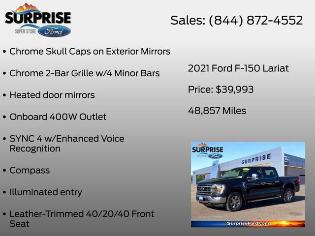 Certified 2021 Ford F150 Lariat AWD/4WD image 32