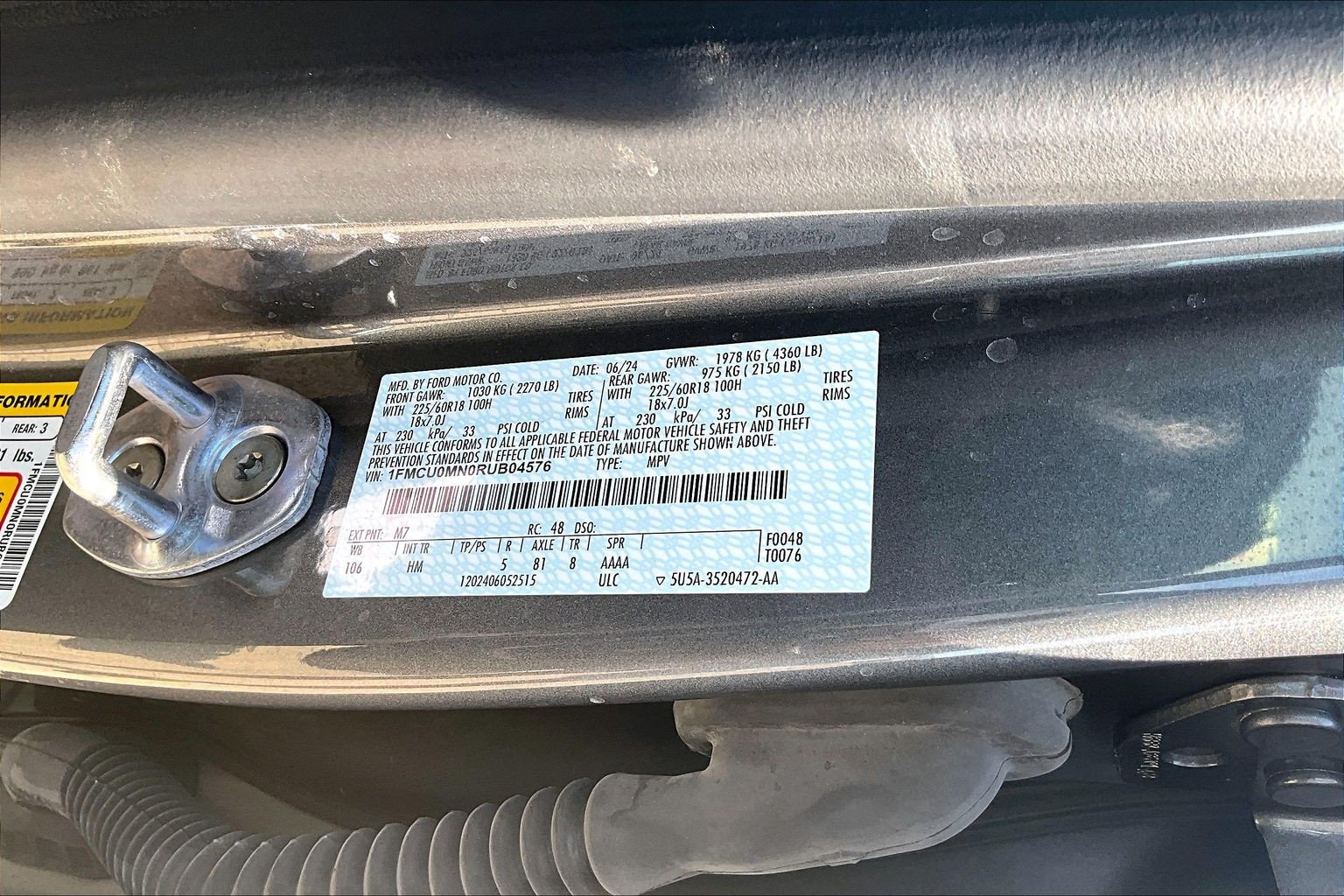 Certified 2024 Ford Escape ST-Line w/ Tech Pack #1 FWD image 36