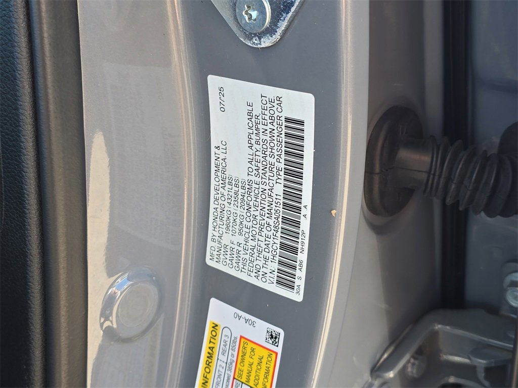 Used 2025 Honda Accord SE image 31