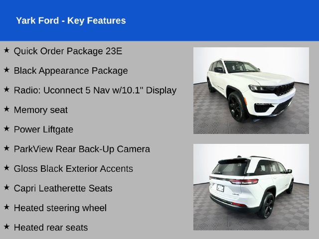 Used 2023 Jeep Grand Cherokee Limited w/ Black Appearance Package AWD/4WD image 2