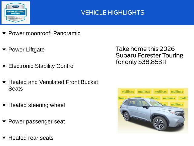 Used 2026 Subaru Forester Touring AWD/4WD image 19