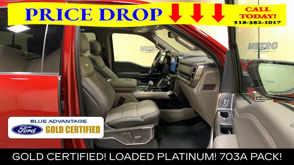 Certified 2024 Ford F150 Platinum w/ Equipment Group 703A Plus AWD/4WD image 13