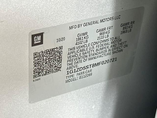 Used 2021 Chevrolet Malibu LT FWD image 22