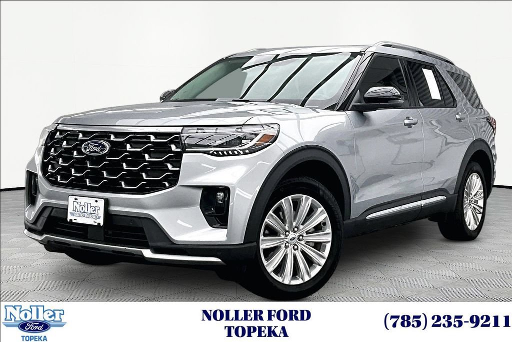 Certified 2025 Ford Explorer Platinum w/ LUX Leather Package